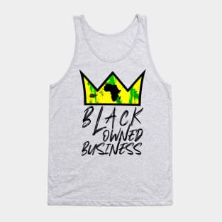 Black Owned Business African Crown Tank Top